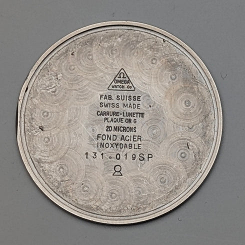 約1970年 Omega 男士機械錶 Ref131.019SP Cal.601 黑面 運行良好