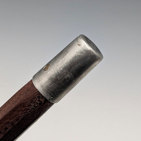 Vintage Long Walking Cane, Octagonal Shaft & Two-Tone Wood Handle, 133cm