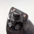 Vintage Extra-Thick Ebonized Shaft Lion Carved Handle Walking Stick 130cm