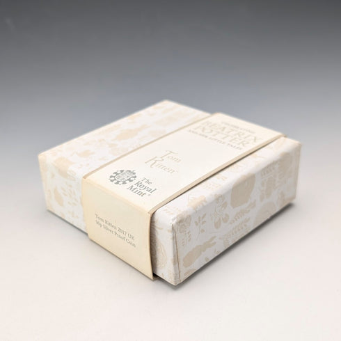 United Kingdom Beatrix Potter 150th Anniversary "Tom Kitten" 50p Silver Proof Coin Royal Mint with Case and Certificate