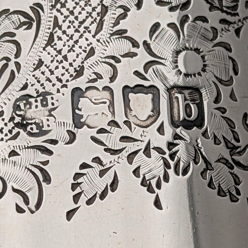 1897 British Antique Sterling Silver Mug 141g Z Barraclough & Sons