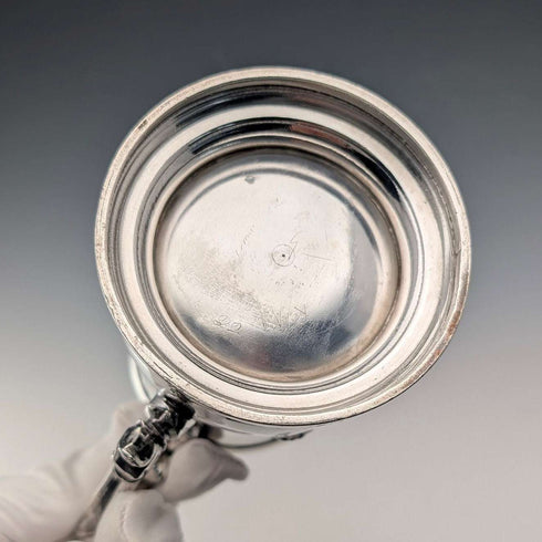 Circa 1870 English Antique Silver Plate Mug