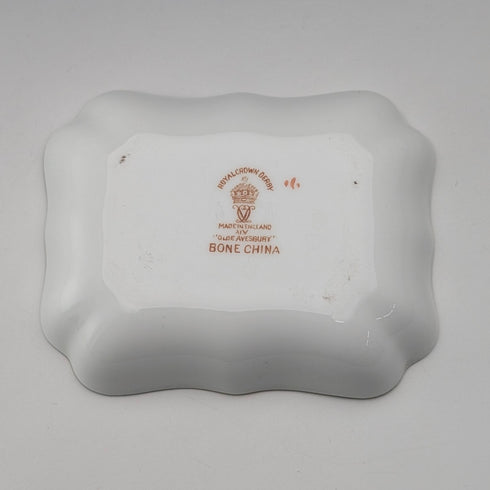 British Vintage Royal Crown Derby "Old Avesbury" Bone China Mini Tray