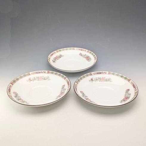 United Kingdom Vintage Wedgwood "Kutani Crane" Cup & Saucer - Set of 3 (1)