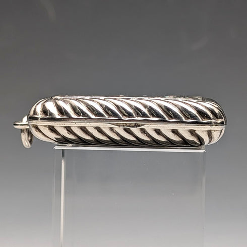 1891年 英國古董 純銀嗅鹽盒 33g Hayes Brothers