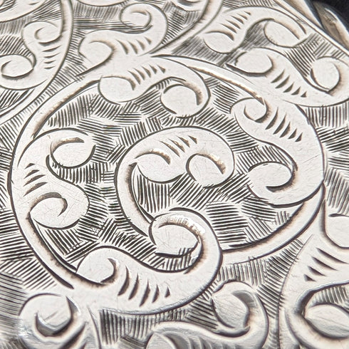 1891年 英國古董 純銀嗅鹽盒 33g Hayes Brothers