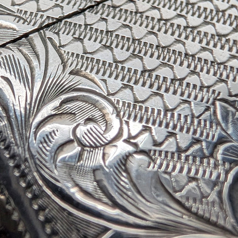 1903年 英國古董 純銀製 火柴盒 21g Joseph Gloster