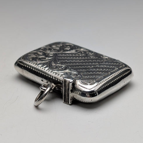 1903年 英國古董 純銀製 火柴盒 21g Joseph Gloster