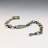 復古鍍銀龍蝦扣花式鍊環懷錶鍊