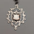 1889 British Antique Sterling Silver Albert Chain 50g Sterling Silver Medal Fob