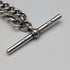1889 British Antique Sterling Silver Albert Chain 50g Sterling Silver Medal Fob
