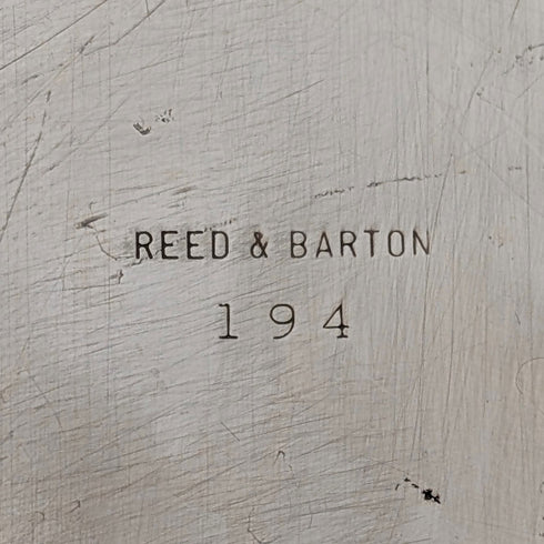 米国ヴィンテージ シルバープレート製 うさぎ彫刻 アクセサリートレイ Reed&Barton