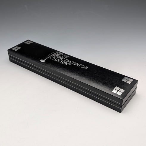 British Vintage Solid Silver Mackintosh Rose Bracelet with Case