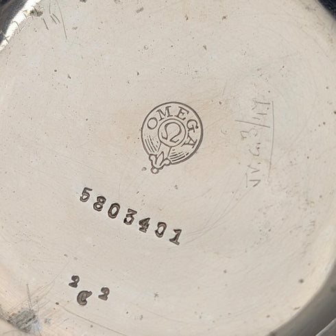 約1920年代 古董 歐米茄 懷錶 合金錶殼 開面 走時良好