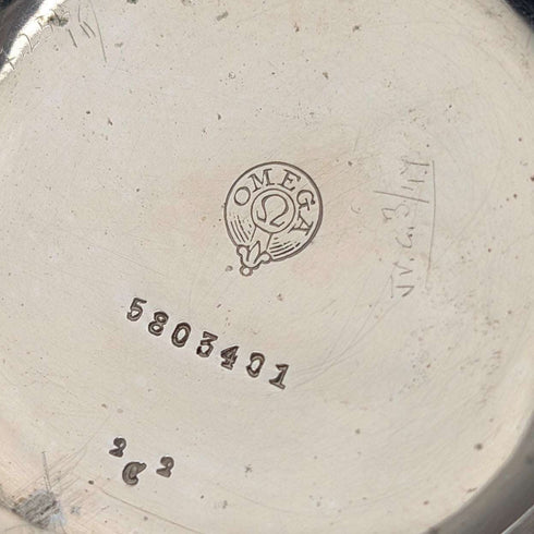 約1920年代 古董 歐米茄 懷錶 合金錶殼 開面 走時良好