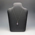 Vintage Purple Stone Sterling Silver Pendant with Sterling Silver Chain