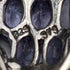 Vintage Purple Stone Sterling Silver Pendant with Sterling Silver Chain