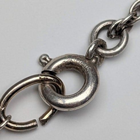 英國復古花卉雕刻純銀相框墜子附純銀項鍊