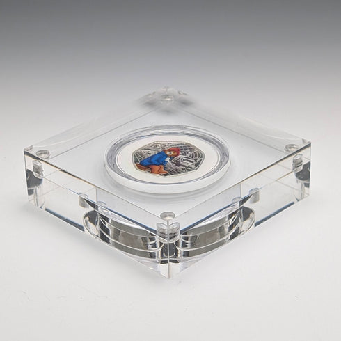 United Kingdom "Paddington Bear" 60th Anniversary 50p Proof Silver Coin with Royal Mint Case and Certificate of Authenticity