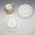 English Vintage Minton Green Cockatrice Tea Cup Trio