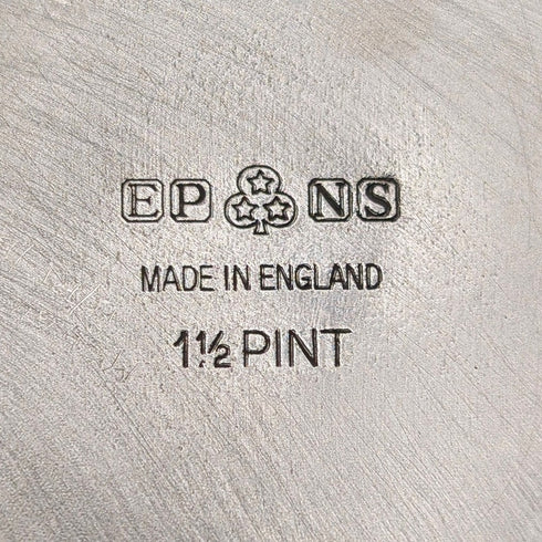 Vintage British silver plate 1.5 pint jersey jug