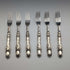 Late 19th Century English Antique Silver Plated Cutlery 6-Piece Set by Martin & Hall