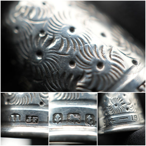 UK antique and vintage sterling silver thimbles, set of 5, 17.8g total