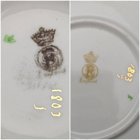 1900年頃 英国サミュエル・ラドフォード カップ&ソーサー