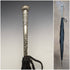 Early 20th Century British Antique Gentleman's Buanbrella Black Sterling Silver Engraved Handle 93cm