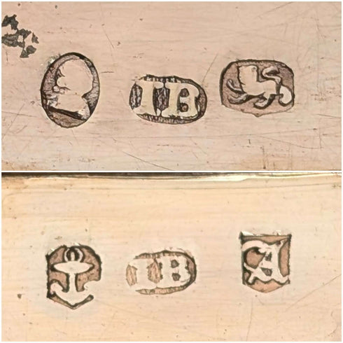 1824年 英国アンティーク 純銀製 ヴィネグレット 19.5g John Bettridge
