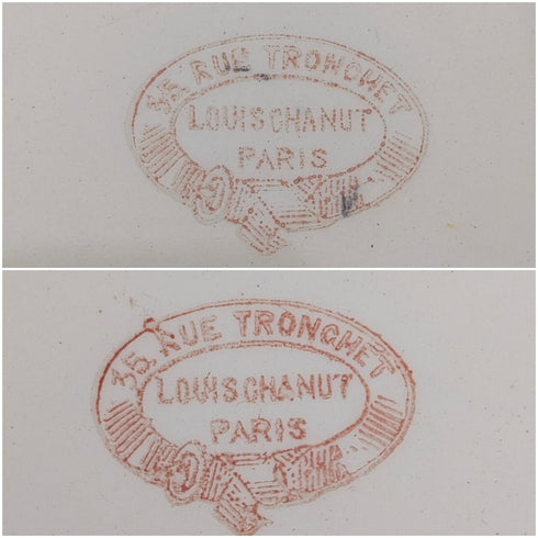 法式復古日式設計硬質陶瓷餐盤一對 ②