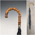 British vintage men's umbrella with curved bamboo handle, 88cm