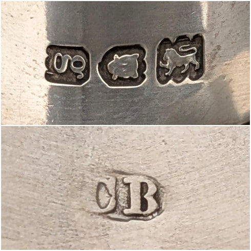 1902年 英国アンティーク 純銀製シュガートング 22g Charles Boyton