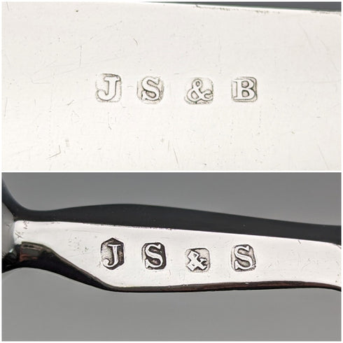 19世紀初頭 英国アンティーク 白蝶貝ハンドル トラベルカトラリーペア ケース入