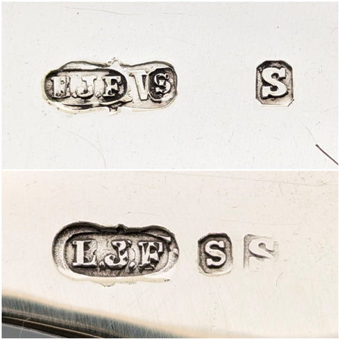 Circa 1900 British Antique Antler Handle Fish Server Set Elizabeth Jane Fairbairns