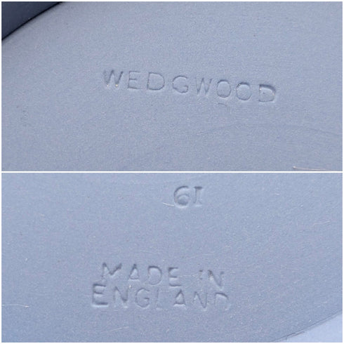 British Vintage Wedgwood Biscuit Barrel Jasperware in Pale Blue