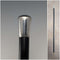 1953 British Vintage Black Shaft Sterling Silver Rondelle Handle Walking Stick, 81cm