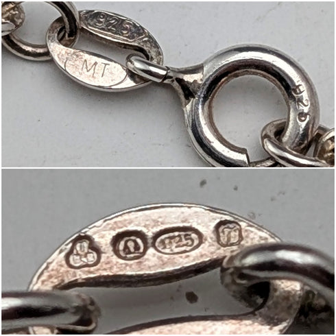 1977年英國純銀禧年錠吊墜,32克,配純銀扭紋項鍊RJ