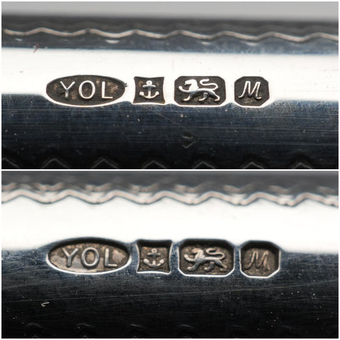 1986, Reino Unido, bolígrafo y portaminas de plata esterlina Yard-O-Led, con estuche.