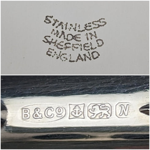 1987 British Vintage Sterling Silver Handle Cake Slicer Boxed Broadway