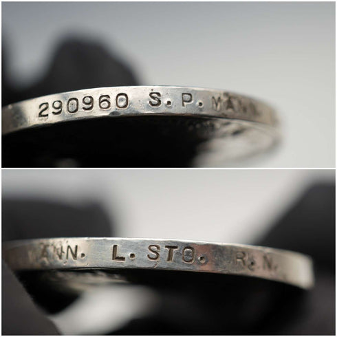 1918年 英国王ジョージ5世 第一次世界大戦終結記念 純銀製メダル 33g