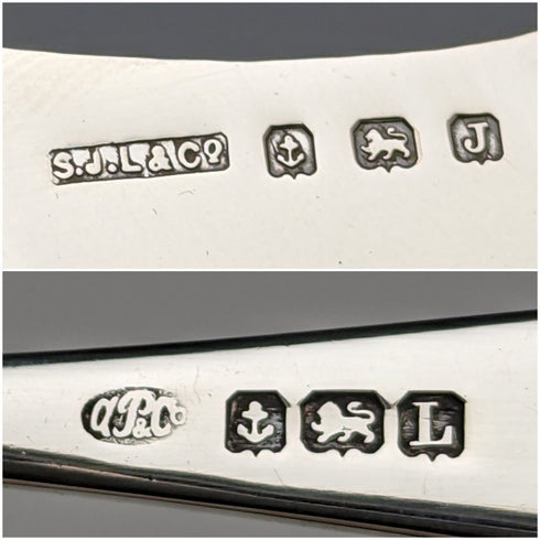 1930 年代英國復古純銀玻璃內黃油盤(帶盒)