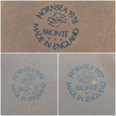 1977年頃 英国ホーンジー(Hornsea) BRONTE ティーカップトリオ 3セット