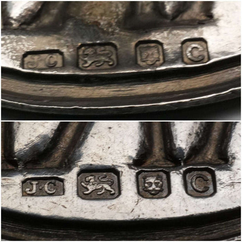 1938年 英国ヴィンテージ 純銀製 ARP(空襲警戒員)バッジペア Royal Mint
