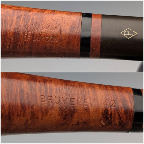 英国ヴィンテージ Parker エステートパイプ Bruyere