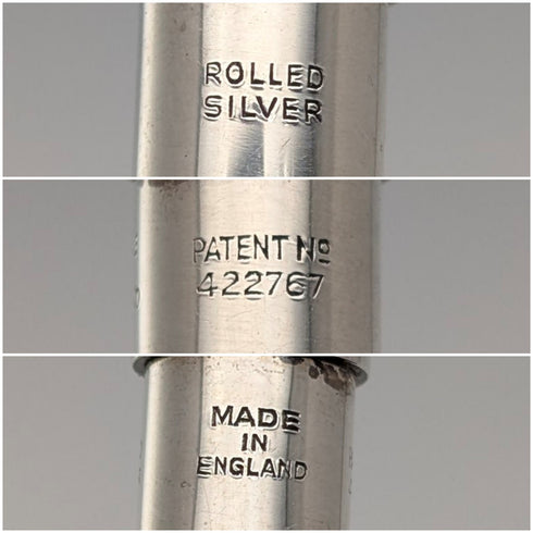 英國 Vintage Yard O 紅色卷銀自動鉛筆