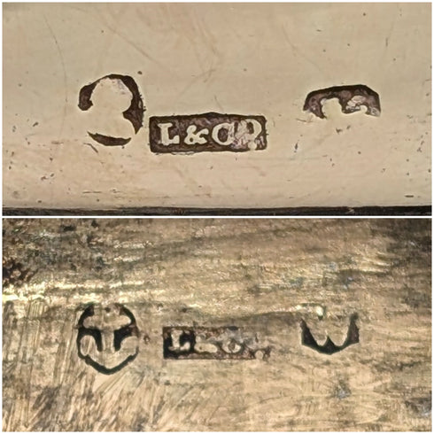 1820年 英国アンティーク 純銀製 ヴィネグレット スポンジ付 Ledsam&Vale