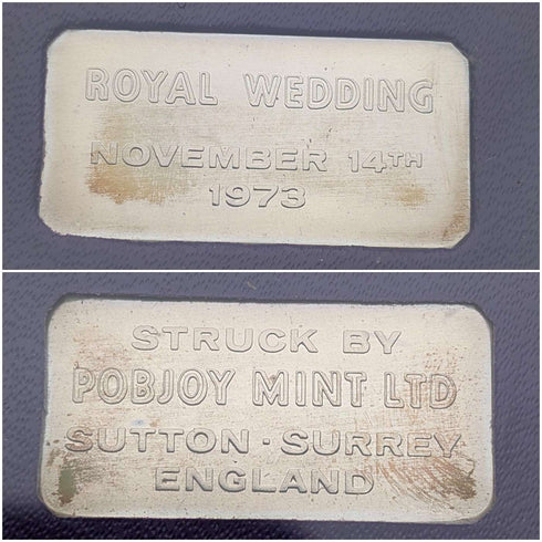 1973年 英国アン王女ご成婚記念 純銀コイン6枚セット 銀重量50g Ppbjoy Mint ltd