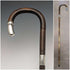 1919 British Antique Gentleman's Thin Lightweight Walking Stick with Curved Handle 91cm