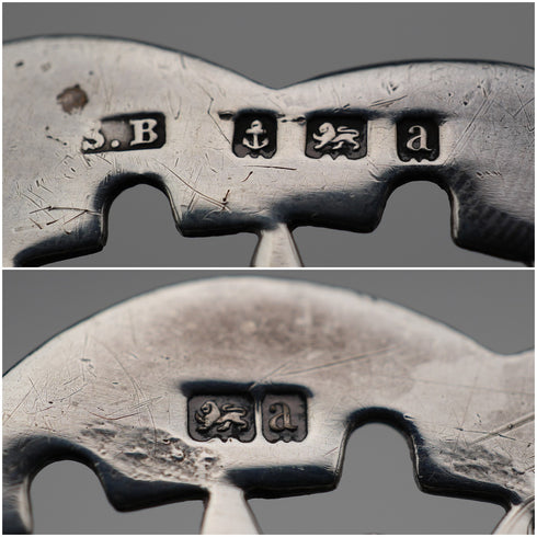 1900年 英国アンティーク 純銀製 ナースベルト・バックル 31g Stainton Brothers